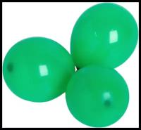 Шар латексный 5", пастель, набор 100 шт.,водные бомбочки, цвет зелёный