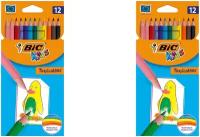 Bic Карандаши цветные Kids Tropicolors, 12 шт-2уп