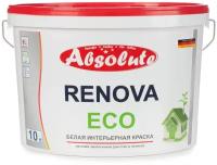 Краска стирол-акрилатная Absolute Renova ECO глубокоматовая белый 10 л