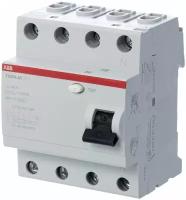 Выключатель дифференциального тока УЗО ABB 4 модуля FH204 AC 25/0,3 2CSF204003R3250