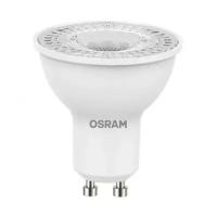 Лампа OSRAM LED Star GU10 PAR16 5Вт, светодиодная LED, 370 лм, эквивалент 50Вт, тёплый свет 3000К