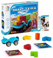 Настольная логическая игра "Smart Тачка", развитие воображения, моторики и пространственного мышления, в наборе машинка, детали и книжка с заданиями