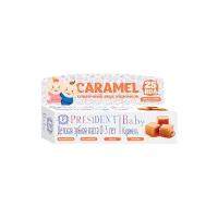 Детская зубная гель-паста PresiDENT Baby Caramel 0-3 со вкусом карамели, 30 мл