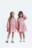 Школьное платье Kinfolk Clothes, размер 104, розовый