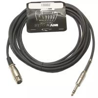 Кабель Jack - XLR Invotone ACM1010FS BK 10.0m