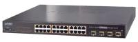 IPv6 L2+/L4 Managed 24-Port 802.3at PoE+ Gigabit Ethernet Switch + 4-Port Shared SFP (440W)