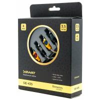 Межблочный кабель SWAT SIE-435 / 4RCA-4RCA / 3.5 метра / витая пара / медь