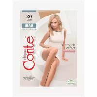 Колготки Conte elegant Ideal, 20 den, размер 2, бежевый