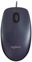 Мышь проводная Logitech M90, 1000 dpi, USB, черный (910-001793/910-001794/910-001795/910-001970)