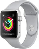 Умные часы Apple Watch Series 3 42mm Silver Aluminum Case with White Sport Band