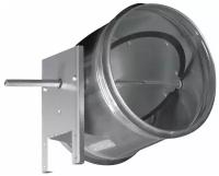 Diaflex Клапан воздушный под электропривод ZSK 200 мм (лопатки с резиновым уплотнителем)