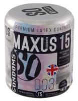 63302 Maxus 003, 15 шт. Экстремально тонкие презервативы