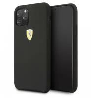 Чехол Ferrari On-Track SF Silicone Case Hard TPU для iPhone 11 Pro, цвет Черный (FESSIHCN58BK)