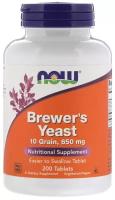 Brewer`s Yeast (Пивные Дрожжи) 650 мг 200 таблеток (Now Foods)