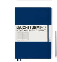 Записная книжка Leuchtturm Master Slim A4+ (в линейку), темно-синяя