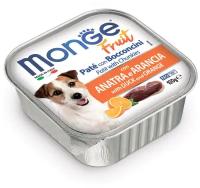 Консервы Monge Dog Fresh для взрослых собак с уткой 32шт*100г