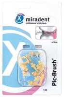 Сменные ершики Miradent Pic-Brush X-FINE, 12 шт