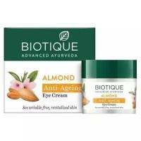 Biotique Крем для кожи вокруг глаз Bio Almond Soothing & Nourishing Eye Cream