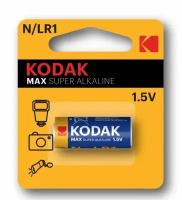 Батарейка Kodak Max Super Alkaline N/LR1, в упаковке: 1 шт