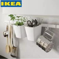 IKEA SUNNERSTA Рейлинг кухонный 4 крючка и 2 контейнера