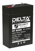 Аккумулятoр 6V - 2,8 A/ч "Delta DT" (DT 6028)
