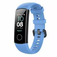 Ремешок для Huawei Honor Band 4/5 / Пластиковый браслет, синий