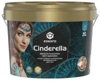 Краска акриловая Eskaro Cinderella матовая белый 9 л