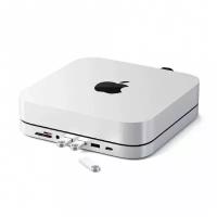 Док-станция Satechi с подставкой Mac Mini Stand & Hub для Mac Mini