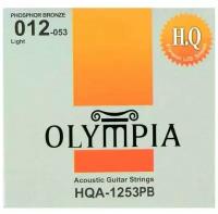 Струны для акустической гитары Olympia HQA1253PB Phosphor Bronze Light 12-53