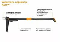 Автоматический корнеудалитель сорняков и травы Fiskars Xact™ 139950