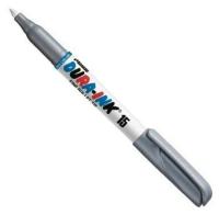 Маркер перманентный промышленный серебристый DURA-INK 15 Ink Marker Fine Bullet Tip, 1 шт