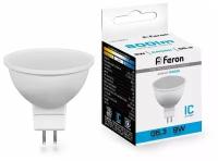 Feron MR16 GU5.3 230V 9W(800lm) 6400K 6K 50x50 матовая LB-560 25841