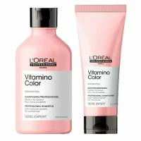 L'oreal Professionnel Serie Expert Набор Vitamino Color: Шампунь, 300 мл + Кондиционер, 200 мл