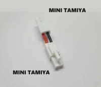 Переходник MINI TAMIYA plug на Мини Тамия плаг (папа / папа) 157 разъем KET-2P Тамиевский адаптер штекер р/у батарея з/ч Airsoft RC NiMH ESC