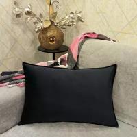 Декоративная подушка из бархата, 40х60, цвет черный