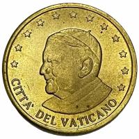 Ватикан 20 евроцентов 2005 г. (Карта Европы) Specimen (Проба) (Лот №3)