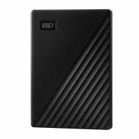 Внешний HDD диск WD My Passport 1TB, USB 3.2, Black (WDBYVG0010BBK-WESN)