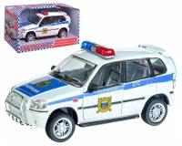 Машина 9079-F Полиция, в коробке, на батарейках