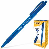 Ручка шариковая автоматическая Bic "Round Stic Clic" синяя, 1мм