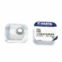 Батарейки для часов VARTA V 362 / SR68 BL1 (блистер 1шт)