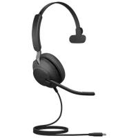 Jabra Evolve2 40, USB-A, Mono [24089-899-999] - Проводная гарнитура, MS