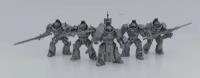 Игровые фигурки Grey Knights Terminator 40K 5шт. (Warhammer 40K Space Marine) (Warhammer, Вархаммер)