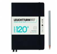 Блокнот Leuchtturm 120g Edition Medium A5 101л в линейку твердая обложка Черный