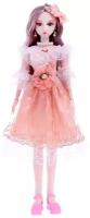 Интерактивная кукла Happy Valley шарнирная Оля в платье с пультом 65,5 см, 7110944 разноцветный