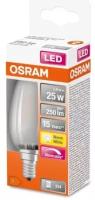 Светодиодная лампа Ledvance-osram OSRAM FIL LSCL B25 DIM 2,8W/827 230V FR E14 250lm