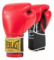 Перчатки тренировочные Everlast 1910 Classic 16oz красные