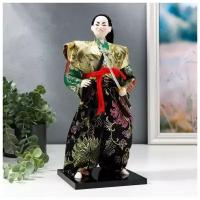 Кукла коллекционная КНР "Самурай в кимоно и с повязкой", 30 см (1062515)