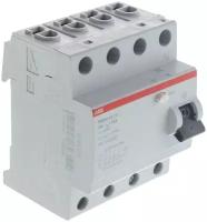 ABB FH204AC УЗО Устройство защитного отключения 4P 63A 300mA (AC)