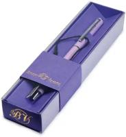 Ручка в футляре "PALERMO" автоматическая 0.7 ММ, синяя (фиолетовый корпус, сиреневая коробка)