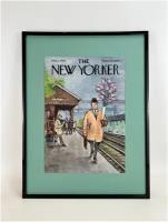 Оригинальная обложка журнала The New Yorker из 1965 года в раме